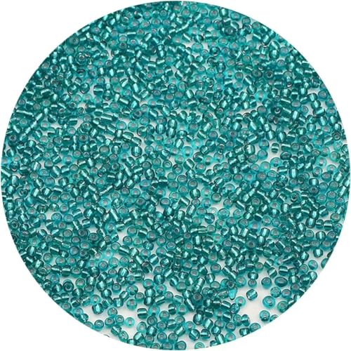 2 mm, 1500 Stück, 18 g, silberfarbene Innenseite, Rocailles-Perlen aus Glas, Bastelperlen für Armbänder, Halsketten, Ringe, zum Basteln von Rocailles-Perlen für DIY-Kunsthandwerk, HIMM 2 mm, 1500 Stück, 18 g, silberfarbene Innenseite, Rocailles-Perlen aus Glas, Bastelperlen für Armbänder, Halsketten, Ringe, zum Basteln von Rocailles-Perlen für DIY-Kunsthandwerk, HIMM von BSGUZ