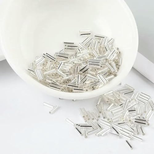 2 mm, 4,0 mm, 6 mm Rocailles-Perlen, Silberkern, tschechische Glas-Rocailles-Stiftperlen zum Nähen, Schmuckherstellung, Kleidungsstück, DIY-Zubehör, 10 g, Silber, 2 x 4,0 mm, 2 mm, 4,0 mm, 6 mm Rocailles-Perlen, Silberkern, tschechische Glas-Rocailles-Stiftperlen zum Nähen, Schmuckherstellung, Kleidungsstück, DIY-Zubehör, 10 g, Silber, 2 x 4,0 mm, von BSGUZ
