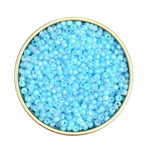 2 mm matte, plattierte, farbenfrohe tschechische Glasperlen zur Schmuckherstellung, Rocailles-Perlen, Charms, Rondelle-Abstandshalter, DIY-Bastelperlen, Bijoux-MH14-ca. 1100 Stück, 10 2 mm matte, plattierte, farbenfrohe tschechische Glasperlen zur Schmuckherstellung, Rocailles-Perlen, Charms, Rondelle-Abstandshalter, DIY-Bastelperlen, Bijoux-MH14-ca. 1100 Stück, 10 von BSGUZ