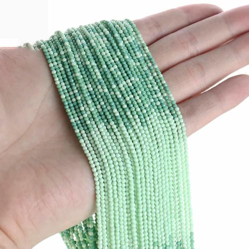 2 mm neue Kristallperlen, kleine facettierte lose Glas-Abstandsperlen zur Schmuckherstellung, Armband-DIY-Zubehör-CD-4-2 mm (5 Stränge) von BSGUZ