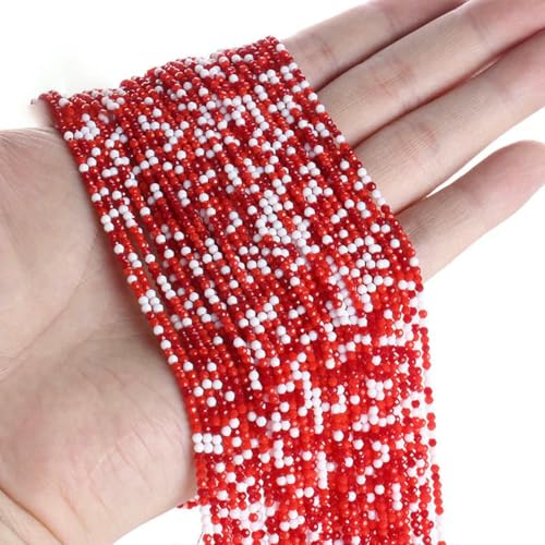 2 mm neue Kristallperlen, kleine facettierte lose Glas-Abstandsperlen zur Schmuckherstellung, Armband-DIY-Zubehör-SH-2-2 mm (10 Stränge) von BSGUZ