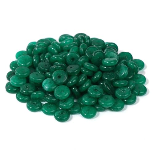 2 x 6 mm Naturstein-Abstandsperlen, Achate, Tigerauge, Jade, Heishi, flache Clips, lose Perlen für Schmuck, DIY, Armband, Halskette, Nr. 25, Taiwan Jade, 2 x 6 mm, ca. 80 Stück 2 x 6 mm Naturstein-Abstandsperlen, Achate, Tigerauge, Jade, Heishi, flache Clips, lose Perlen für Schmuck, DIY, Armband, Halskette, Nr. 25, Taiwan Jade, 2 x 6 mm, ca. 80 Stück von BSGUZ