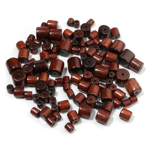 20/50 Stück natürliche zylindrische Holzperlen in Eimerform, lose Perlen zur Schmuckherstellung, DIY-Zubehör für buddhistische Armbänder, 6/8/10/12 mm, Rosenholz, 8 mm, 50 St 20/50 Stück natürliche zylindrische Holzperlen in Eimerform, lose Perlen zur Schmuckherstellung, DIY-Zubehör für buddhistische Armbänder, 6/8/10/12 mm, Rosenholz, 8 mm, 50 St von BSGUZ