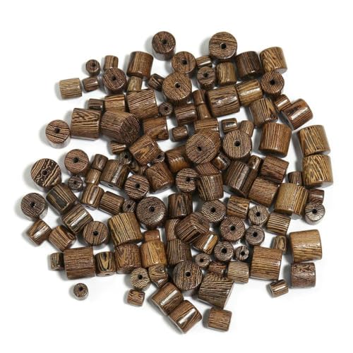 20/50 Stück natürliche zylindrische Holzperlen in Eimerform, lose Perlen zur Schmuckherstellung, DIY-Zubehör für buddhistische Armbänder, 6/8/10/12 mm, Wenge, 10 mm, 20 Stück 20/50 Stück natürliche zylindrische Holzperlen in Eimerform, lose Perlen zur Schmuckherstellung, DIY-Zubehör für buddhistische Armbänder, 6/8/10/12 mm, Wenge, 10 mm, 20 Stück von BSGUZ