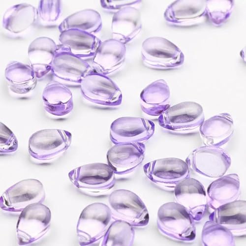 20–100 Stück, bunt, gemischt, 6 x 9 mm, Tropfenform, lose Glas-Abstandsperlen für die Schmuckherstellung, DIY-Halsketten, Armbänder, Anhänger, Zubehör – B08707 – 100 Stück 20–100 Stück, bunt, gemischt, 6 x 9 mm, Tropfenform, lose Glas-Abstandsperlen für die Schmuckherstellung, DIY-Halsketten, Armbänder, Anhänger, Zubehör – B08707 – 100 Stück von BSGUZ