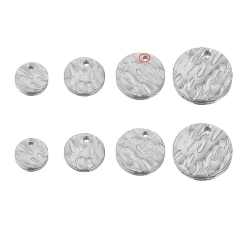 20 Stück Lot Edelstahl Doppelloch Textur Kreis vergoldet Charm Ohrringe Verbinder für Schmuckherstellung Zubehör-1 Loch Textur S-12MM 20 Stück Lot Edelstahl Doppelloch Textur Kreis vergoldet Charm Ohrringe Verbinder für Schmuckherstellung Zubehör-1 Loch Textur S-12MM von BSGUZ