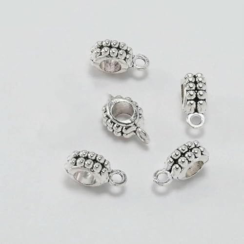 20 Stück antike Charm-Anhänger, Abstandsperlen, Anhänger-Clips, Anhänger, Verschlüsse, Verbinder für Armband, Halskette, Schmuckherstellung, 18 20 Stück antike Charm-Anhänger, Abstandsperlen, Anhänger-Clips, Anhänger, Verschlüsse, Verbinder für Armband, Halskette, Schmuckherstellung, 18 von BSGUZ