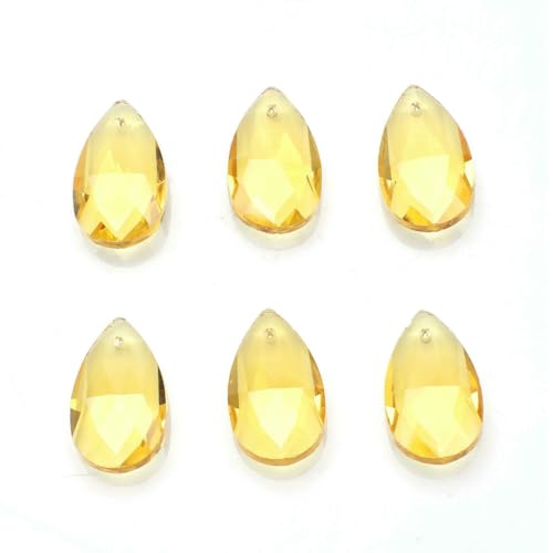 20 Teile/los Murano Glas Tropfenperlen Rot 13X22mm Kristall Birne Anhänger Für DIY Schmuckherstellung Halsketten Bastelbedarf- von BSGUZ