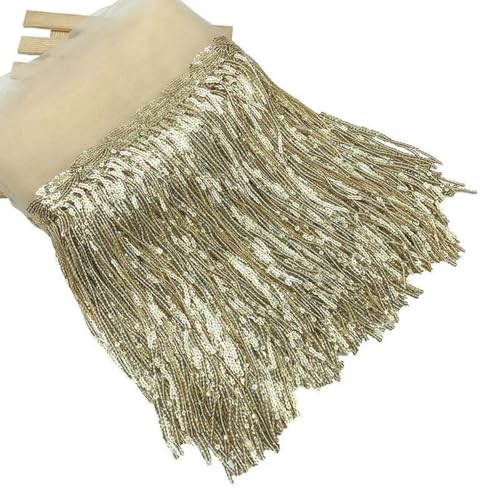 20 cm breite Pailletten-Quasten aus weichem Netz, Spitze, Hochzeit, DIY, Tanz, Kleidungszubehör, Spitzenbesatz, Band für Nähzubehör, Basteln, Beige, 91 cm, 1 Yard 20 cm breite Pailletten-Quasten aus weichem Netz, Spitze, Hochzeit, DIY, Tanz, Kleidungszubehör, Spitzenbesatz, Band für Nähzubehör, Basteln, Beige, 91 cm, 1 Yard von BSGUZ