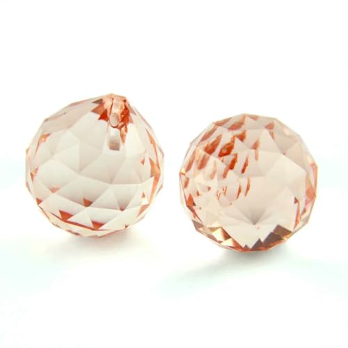 20 mm/30 mm/40 mm, 10 Stück, Kronleuchter-Kristall, facettierte Kugel, Prisma, bunt, Sonnenfänger, Feng-Shui-Kugel, Glaslampenteile, Wasserrosa, 30 mm, 10 Stück 20 mm/30 mm/40 mm, 10 Stück, Kronleuchter-Kristall, facettierte Kugel, Prisma, bunt, Sonnenfänger, Feng-Shui-Kugel, Glaslampenteile, Wasserrosa, 30 mm, 10 Stück von BSGUZ