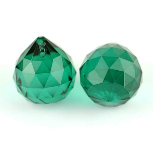 20 mm/30 mm/40 mm, 10 Stück, Kronleuchter-Kristall, facettierte Kugel, Prisma, bunt, Sonnenfänger, Feng-Shui-Kugel, Glaslampenteile, Zirkongrün, 20 mm, 10 Stück 20 mm/30 mm/40 mm, 10 Stück, Kronleuchter-Kristall, facettierte Kugel, Prisma, bunt, Sonnenfänger, Feng-Shui-Kugel, Glaslampenteile, Zirkongrün, 20 mm, 10 Stück von BSGUZ