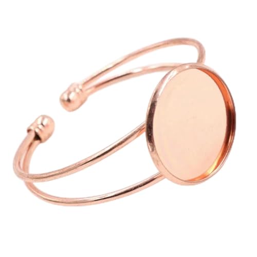 20 mm 25 mm 8 Farben Bronze Gold Versilbert Armreif Basis Armband Rohlinge Beschläge Tablett Lünettenfassung Cabochon Cameo-Roségold-25 mm 20 mm 25 mm 8 Farben Bronze Gold Versilbert Armreif Basis Armband Rohlinge Beschläge Tablett Lünettenfassung Cabochon Cameo-Roségold-25 mm von BSGUZ