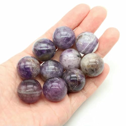 20 mm Naturstein, runde Kugel, Rosenquarz, nicht porös, Kristallperle, DIY-Edelsteinkugel für Halsketten, Armbänder, Schmuckherstellung, Großhandel, Amethyst, 50 Stück 20 mm Naturstein, runde Kugel, Rosenquarz, nicht porös, Kristallperle, DIY-Edelsteinkugel für Halsketten, Armbänder, Schmuckherstellung, Großhandel, Amethyst, 50 Stück von BSGUZ