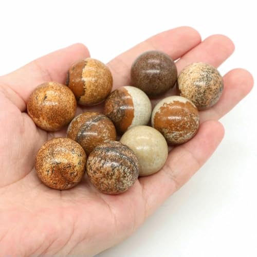 20 mm Naturstein, runde Kugel, Rosenquarz, nicht porös, Kristallperle, DIY-Edelsteinkugel für Halsketten, Armbänder, Schmuckherstellung, Großhandel, Bildjaspis, 5 Stück 20 mm Naturstein, runde Kugel, Rosenquarz, nicht porös, Kristallperle, DIY-Edelsteinkugel für Halsketten, Armbänder, Schmuckherstellung, Großhandel, Bildjaspis, 5 Stück von BSGUZ