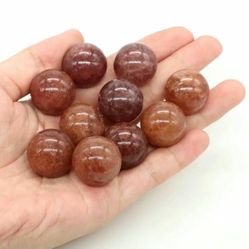 20 mm Naturstein, runde Kugel, Rosenquarz, nicht porös, Kristallperle, DIY-Edelsteinkugel für Halsketten, Armbänder, Schmuckherstellung, Großhandel, Erdbeerquarz, 20 Stück 20 mm Naturstein, runde Kugel, Rosenquarz, nicht porös, Kristallperle, DIY-Edelsteinkugel für Halsketten, Armbänder, Schmuckherstellung, Großhandel, Erdbeerquarz, 20 Stück von BSGUZ