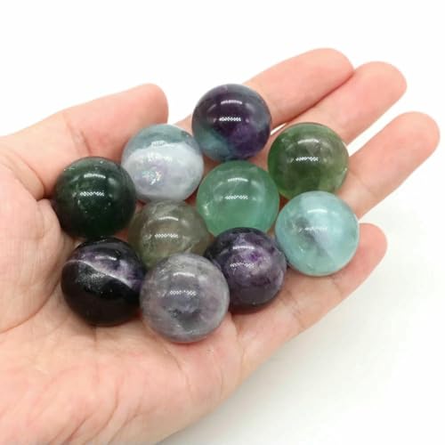 20 mm Naturstein, runde Kugel, Rosenquarz, nicht porös, Kristallperle, DIY-Edelsteinkugel für Halsketten, Armbänder, Schmuckherstellung, Großhandel, Fluorit, 20 Stück 20 mm Naturstein, runde Kugel, Rosenquarz, nicht porös, Kristallperle, DIY-Edelsteinkugel für Halsketten, Armbänder, Schmuckherstellung, Großhandel, Fluorit, 20 Stück von BSGUZ