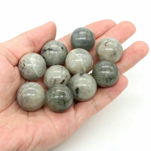20 mm Naturstein, runde Kugel, Rosenquarz, nicht porös, Kristallperle, DIY-Edelsteinkugel für Halsketten, Armbänder, Schmuckherstellung, Großhandel, Labradorit, 10 Stück 20 mm Naturstein, runde Kugel, Rosenquarz, nicht porös, Kristallperle, DIY-Edelsteinkugel für Halsketten, Armbänder, Schmuckherstellung, Großhandel, Labradorit, 10 Stück von BSGUZ