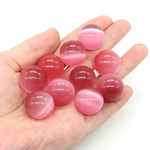 20 mm Naturstein, runde Kugel, Rosenquarz, nicht porös, Kristallperle, DIY-Edelsteinkugel für Halsketten, Armbänder, Schmuckherstellung, Großhandel, rosa Katzenauge, 20 Stück 20 mm Naturstein, runde Kugel, Rosenquarz, nicht porös, Kristallperle, DIY-Edelsteinkugel für Halsketten, Armbänder, Schmuckherstellung, Großhandel, rosa Katzenauge, 20 Stück von BSGUZ