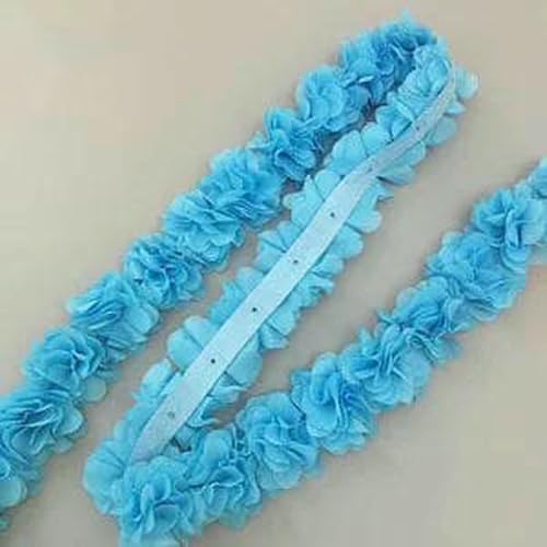 26 Blumen, 14 Farben, 3D-Chiffon-Blumen, DIY, 5 cm Breite, Spitzenbesatz, Spitzenband, Dekoration, Kleidungszubehör, 10–26 Blumen 26 Blumen, 14 Farben, 3D-Chiffon-Blumen, DIY, 5 cm Breite, Spitzenbesatz, Spitzenband, Dekoration, Kleidungszubehör, 10–26 Blumen von BSGUZ