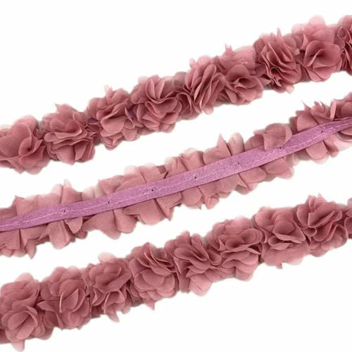 26 Blumen, 14 Farben, 3D-Chiffon-Blumen, DIY, 5 cm Breite, Spitzenbesatz, Spitzenband, Dekoration, Kleidungszubehör, 18–26 Blumen 26 Blumen, 14 Farben, 3D-Chiffon-Blumen, DIY, 5 cm Breite, Spitzenbesatz, Spitzenband, Dekoration, Kleidungszubehör, 18–26 Blumen von BSGUZ