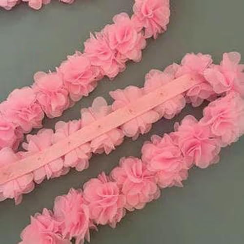 26 Blumen, 14 Farben, 3D-Chiffon-Blumen, DIY, 5 cm Breite, Spitzenbesatz, Spitzenband, Dekoration, Kleidungszubehör, 3-26 Blumen 26 Blumen, 14 Farben, 3D-Chiffon-Blumen, DIY, 5 cm Breite, Spitzenbesatz, Spitzenband, Dekoration, Kleidungszubehör, 3-26 Blumen von BSGUZ