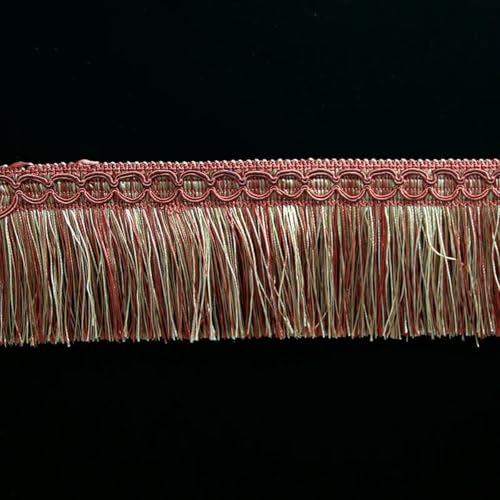 3,0 m, 6 m/Los, Spitzenquasten-Fransenbesatz zum Nähen, DIY-Spitzenband, Seidenquasten, Goldbesatz, Kleid, Bühnenkleidung, Vorhangzubehör, Hellkaffee, 3,0 m 3,0 m, 6 m/Los, Spitzenquasten-Fransenbesatz zum Nähen, DIY-Spitzenband, Seidenquasten, Goldbesatz, Kleid, Bühnenkleidung, Vorhangzubehör, Hellkaffee, 3,0 m von BSGUZ