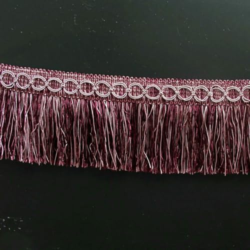 3,0 m, 6 m/Los, Spitzenquasten-Fransenbesatz zum Nähen, DIY-Spitzenband, Seidenquasten, Goldbesatz, Kleid, Bühnenkleidung, Vorhangzubehör, Lila, 3,0 m 3,0 m, 6 m/Los, Spitzenquasten-Fransenbesatz zum Nähen, DIY-Spitzenband, Seidenquasten, Goldbesatz, Kleid, Bühnenkleidung, Vorhangzubehör, Lila, 3,0 m von BSGUZ