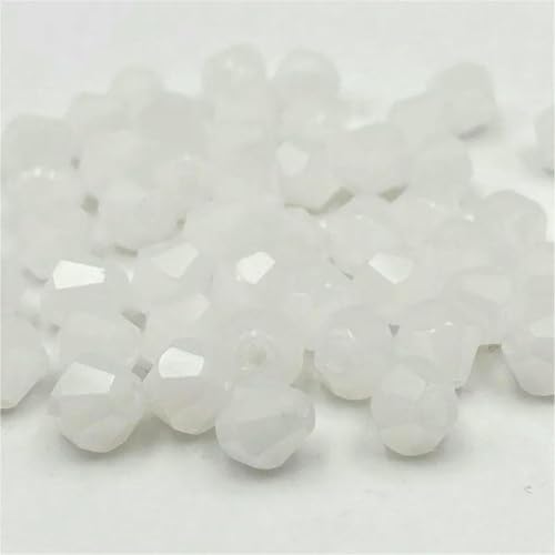 3/4/6 mm österreichische Doppelkegel-Kristallperlen, Glasperlen, lose Abstandsperlen zur Schmuckherstellung, DIY-Armband, Halskettenzubehör, 18–6 mm (ca. 45 Stück) von BSGUZ