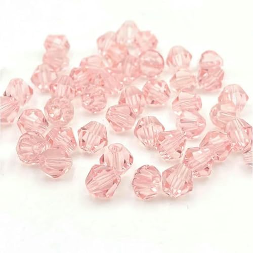 3/4/6 mm österreichische Doppelkegel-Kristallperlen, Glasperlen, lose Abstandsperlen zur Schmuckherstellung, DIY-Armband, Halskettenzubehör, 24–4,0 mm (ca. 90 Stück) von BSGUZ