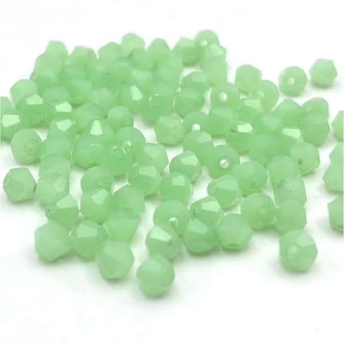 3/4/6 mm österreichische Doppelkegel-Kristallperlen, Glasperlen, lose Abstandsperlen zur Schmuckherstellung, DIY-Armband, Halskettenzubehör, 25–6 mm (ca. 45 Stück) von BSGUZ