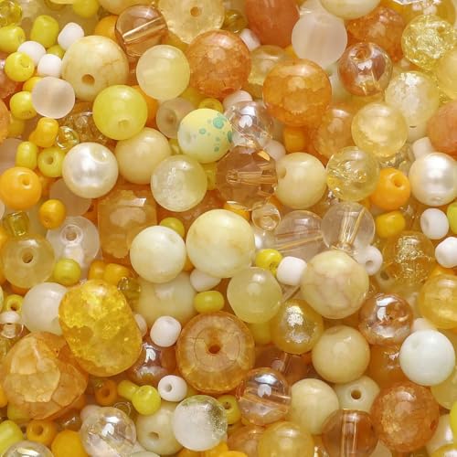 3–12 mm, 30 g/Beutel, gemischte Glasperlen voller Vitalität, einzigartige Streuperlen, handgefertigte DIY-Schmuckarmbänder, Ohrringe, Accessoires – Stil 8 – 30 g 3–12 mm, 30 g/Beutel, gemischte Glasperlen voller Vitalität, einzigartige Streuperlen, handgefertigte DIY-Schmuckarmbänder, Ohrringe, Accessoires – Stil 8 – 30 g von BSGUZ