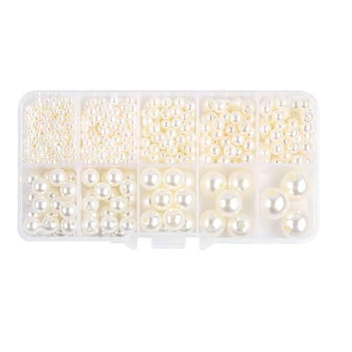 3–14,0 mm Acryl-Imitationsperlen, 800 Stück, DIY-Schmuckherstellungsset für Halsketten, Armbänder, Kunstgegenstände, Dekoration, IV 3–14,0 mm Acryl-Imitationsperlen, 800 Stück, DIY-Schmuckherstellungsset für Halsketten, Armbänder, Kunstgegenstände, Dekoration, IV von BSGUZ