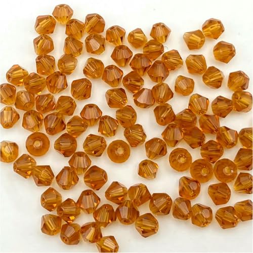3 4 6 mm doppelkegelige österreichische Kristallperlen zur Schmuckherstellung, mehrfarbige facettierte Glas-Abstandsperlen für DIY-Zubehör, Großhandel-z16-4,0 mm (ca. 90 Stück) von BSGUZ