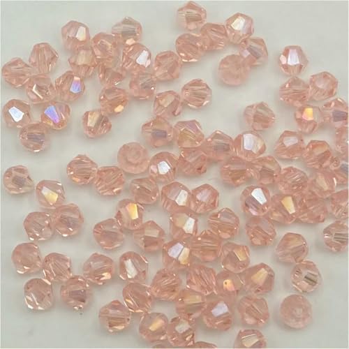 3 4 6 mm doppelkegelige österreichische Kristallperlen zur Schmuckherstellung, mehrfarbige facettierte Glas-Abstandsperlen für DIY-Zubehör, Großhandel-z32-4,0 mm (ca. 90 Stück) von BSGUZ