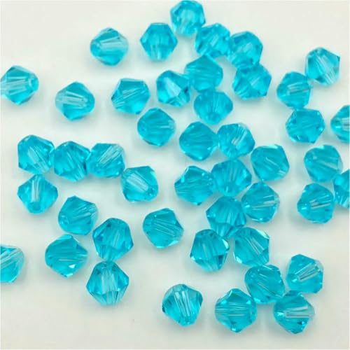3 4 6 mm doppelkegelige österreichische Kristallperlen zur Schmuckherstellung, mehrfarbige facettierte Glas-Abstandsperlen für DIY-Zubehör-z12-3,0 mm (ca. 120 Stück) von BSGUZ