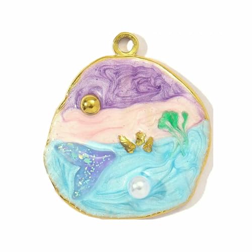 3 teile/los Edelstahl Gradienten Emaille Liebe Herz DIY Halskette Anhänger Frauen Quallen Perle Strand Charms-YE1191x3 3 teile/los Edelstahl Gradienten Emaille Liebe Herz DIY Halskette Anhänger Frauen Quallen Perle Strand Charms-YE1191x3 von BSGUZ