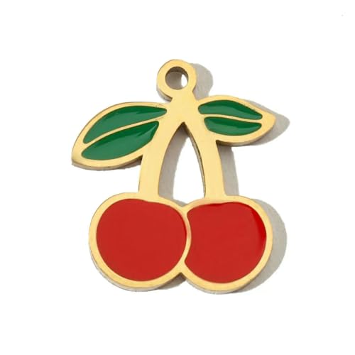 3 teile/los Obst Kirsche Emaille Edelstahl Diy Charms Frauen Pfirsich Palme Ohrring Halskette Anhänger Wassermelone Jewelry-YE496x3 3 teile/los Obst Kirsche Emaille Edelstahl Diy Charms Frauen Pfirsich Palme Ohrring Halskette Anhänger Wassermelone Jewelry-YE496x3 von BSGUZ