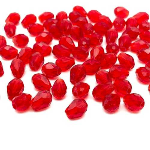 3 x 5, 5 x 7, 8 x 11 mm, facettierte österreichische Wassertropfen-Kristallperlen zur Schmuckherstellung, Tropfen-Glasperlen, DIY-Armband, Ohrringzubehör, D-018 rot, 8 x 3 x 5, 5 x 7, 8 x 11 mm, facettierte österreichische Wassertropfen-Kristallperlen zur Schmuckherstellung, Tropfen-Glasperlen, DIY-Armband, Ohrringzubehör, D-018 rot, 8 x von BSGUZ