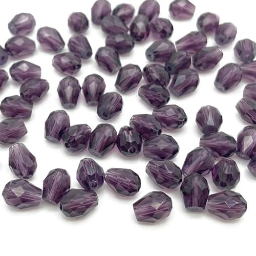 3 x 5, 5 x 7, 8 x 11 mm, facettierte österreichische Wassertropfen-Kristallperlen zur Schmuckherstellung, Tropfen-Glasperlen, DIY-Armband, Ohrringzubehör, D-019ab violett 3 x 5, 5 x 7, 8 x 11 mm, facettierte österreichische Wassertropfen-Kristallperlen zur Schmuckherstellung, Tropfen-Glasperlen, DIY-Armband, Ohrringzubehör, D-019ab violett von BSGUZ