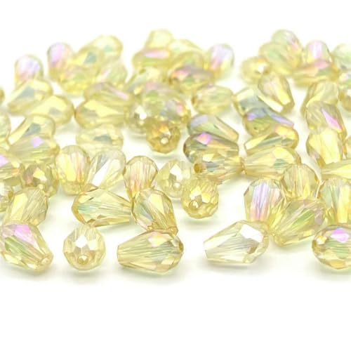 3 x 5, 5 x 7, 8 x 11 mm, facettierte österreichische Wassertropfen-Kristallperlen zur Schmuckherstellung, Tropfen-Glasperlen, DIY-Armband, Ohrringzubehör, d34ab hellgelb, 3 x 5, 5 x 7, 8 x 11 mm, facettierte österreichische Wassertropfen-Kristallperlen zur Schmuckherstellung, Tropfen-Glasperlen, DIY-Armband, Ohrringzubehör, d34ab hellgelb, von BSGUZ