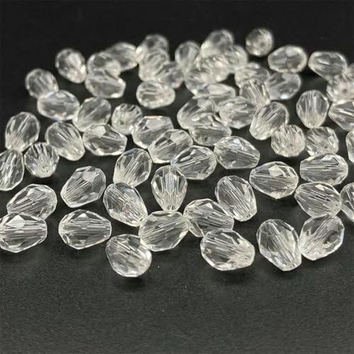 3 x 5 5 x 7 8 x 11 mm facettierte österreichische Wassertropfen-Kristallperlen zur Schmuckherstellung, Tropfen-Glasperlen, DIY-Armband, Ohrringzubehör, d36 klar, 5 x 7 mm, ca. 66 Stück 3 x 5 5 x 7 8 x 11 mm facettierte österreichische Wassertropfen-Kristallperlen zur Schmuckherstellung, Tropfen-Glasperlen, DIY-Armband, Ohrringzubehör, d36 klar, 5 x 7 mm, ca. 66 Stück von BSGUZ