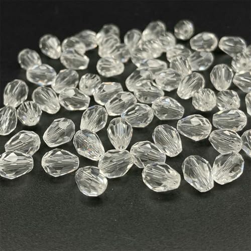 3 x 5 5 x 7 8 x 11 mm facettierte österreichische Wassertropfen-Kristallperlen zur Schmuckherstellung, Tropfen-Glasperlen, DIY-Armband, Ohrringzubehör, d36 klar, 8 x 11 m 3 x 5 5 x 7 8 x 11 mm facettierte österreichische Wassertropfen-Kristallperlen zur Schmuckherstellung, Tropfen-Glasperlen, DIY-Armband, Ohrringzubehör, d36 klar, 8 x 11 m von BSGUZ