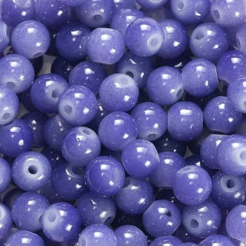 30/50 Stück 6 mm runde Glasperlen, bunte Abstandshalter, lose Perlen für Halsketten, Armbänder, DIY-Schmuckherstellung, Zubehör, Zubehör, Dunkelblau, 50 Stück 30/50 Stück 6 mm runde Glasperlen, bunte Abstandshalter, lose Perlen für Halsketten, Armbänder, DIY-Schmuckherstellung, Zubehör, Zubehör, Dunkelblau, 50 Stück von BSGUZ