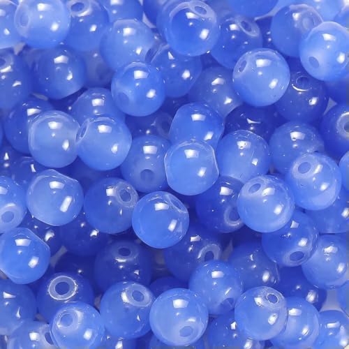 30/50 Stück 6 mm runde Glasperlen, bunte Abstandshalter, lose Perlen für Halsketten, Armbänder, DIY-Schmuckherstellung, Zubehör, Zubehör, Dunkelhimmelblau, 30 Stück 30/50 Stück 6 mm runde Glasperlen, bunte Abstandshalter, lose Perlen für Halsketten, Armbänder, DIY-Schmuckherstellung, Zubehör, Zubehör, Dunkelhimmelblau, 30 Stück von BSGUZ