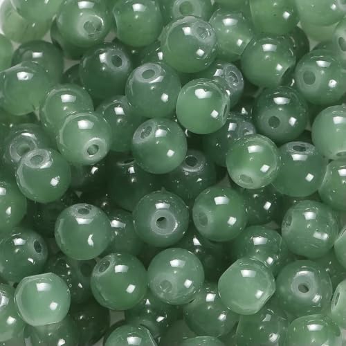 30/50 Stück 6 mm runde Glasperlen, bunte Abstandshalter, lose Perlen für Halsketten, Armbänder, DIY-Schmuckherstellung, Zubehör, Zubehör, Graugrün, 30 Stück 30/50 Stück 6 mm runde Glasperlen, bunte Abstandshalter, lose Perlen für Halsketten, Armbänder, DIY-Schmuckherstellung, Zubehör, Zubehör, Graugrün, 30 Stück von BSGUZ