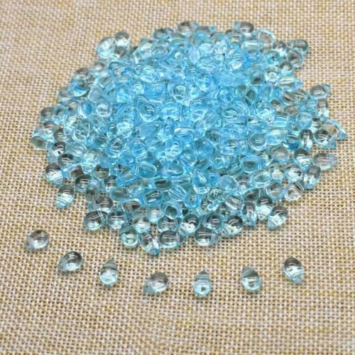 30/60 Stück tschechische Glasperlen in Wassertropfenform, 6 x 9 mm, DIY-Schmuckzubehör, Wassertropfen-Glasperlen für die Schmuckherstellung, Design-Halskette, HX0828001, 30 Stück von BSGUZ
