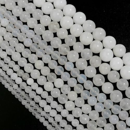 30–90 Stück/Los 4–12 mm Natursteinperlen, runde lose Abstandsperlen für die Schmuckherstellung, handgefertigt, DIY-Armband, Halskette, Zubehör – weißer Marmor – ca. 12 mm, 30 Stück 30–90 Stück/Los 4–12 mm Natursteinperlen, runde lose Abstandsperlen für die Schmuckherstellung, handgefertigt, DIY-Armband, Halskette, Zubehör – weißer Marmor – ca. 12 mm, 30 Stück von BSGUZ