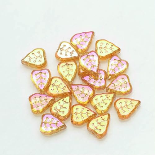 30 Teile/los Neue Blatt Glas Blütenblatt Perlen Lassen Form 8x10mm DIY Machen Kristall Ohrring Anhänger Schmuck Zubehör-AD24 30 Teile/los Neue Blatt Glas Blütenblatt Perlen Lassen Form 8x10mm DIY Machen Kristall Ohrring Anhänger Schmuck Zubehör-AD24 von BSGUZ
