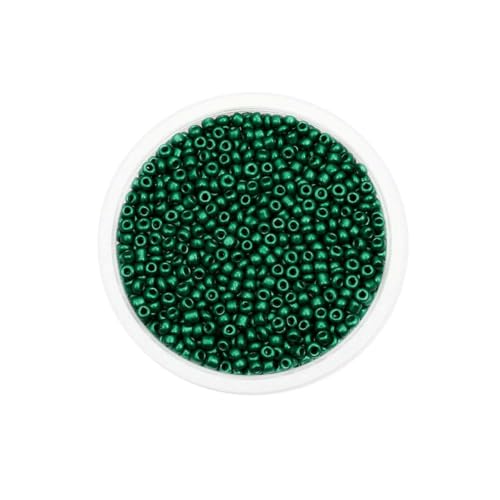300/600 Stück 3/4,0 mm Charm-Glasperlen, tschechische Rocailles-Perlen, kleine runde lose Perlen für DIY-Schmuckherstellung, Ohrringe, Armbänder, Großhandel, Pfauengrün, von BSGUZ