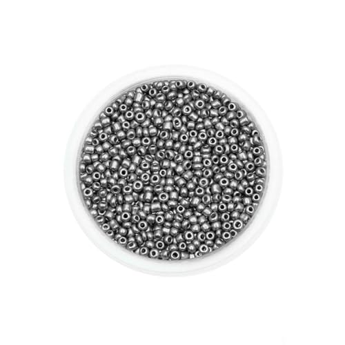 300/600 Stück 3/4,0 mm Charm-Glasperlen, tschechische Rocailles-Perlen, kleine runde lose Perlen für die Herstellung von DIY-Schmuck, Ohrringen und Armbändern, Silber, 3,0 mm x 600 Stü 300/600 Stück 3/4,0 mm Charm-Glasperlen, tschechische Rocailles-Perlen, kleine runde lose Perlen für die Herstellung von DIY-Schmuck, Ohrringen und Armbändern, Silber, 3,0 mm x 600 Stü von BSGUZ